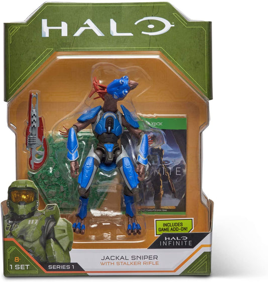 Halo Infinite - Series 1 - Jackal Sniper (With Stalker Rifle) Action Figure (HLW0005) LOW STOCK