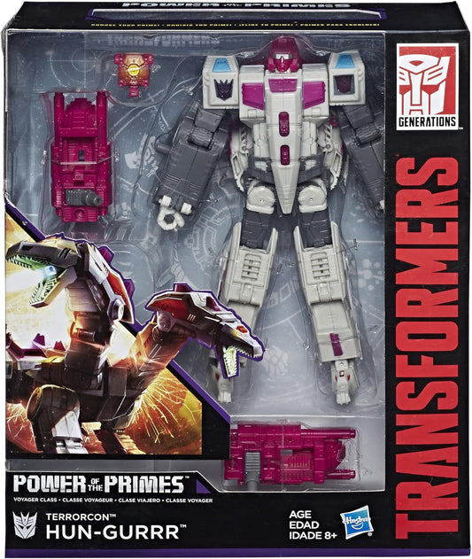 Transformers: Power of the Primes - Voyager Class Terrorcon Hun-Gurrr Action Figure (E1138) LAST ONE!