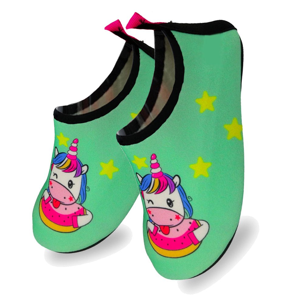 Quick-Dry, Non-Slip, Lightweight Water Shoes for Summer, Beach, Sea & Pool – for Boys, Girls, Babies, Toddlers & Little Kids – Abstract Pink, Little Kid 13