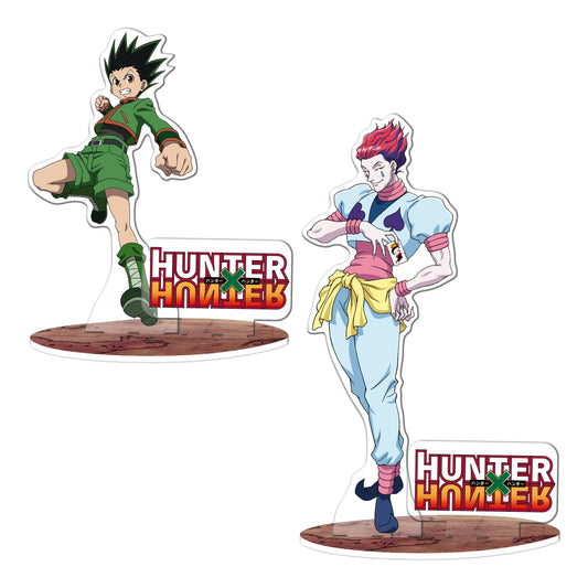 ABYSTYLE Hunter x Hunter Gon and Hisoka Twin Pack Acrylic Stand Figures