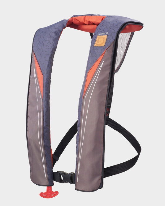 Bluestorm Gear Cirrus26 Inflatable PFD Life Jackets (Legendary Tan) for Adults | US Coast Guard Approved Automatic Life Vest w/Manual Override Convertibility