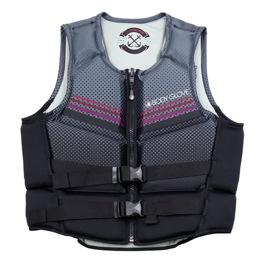 Body Glove Adult Overboard Evoprene Ride PFD, Life Jacket and Vest, Unisex, Extra Large, Black