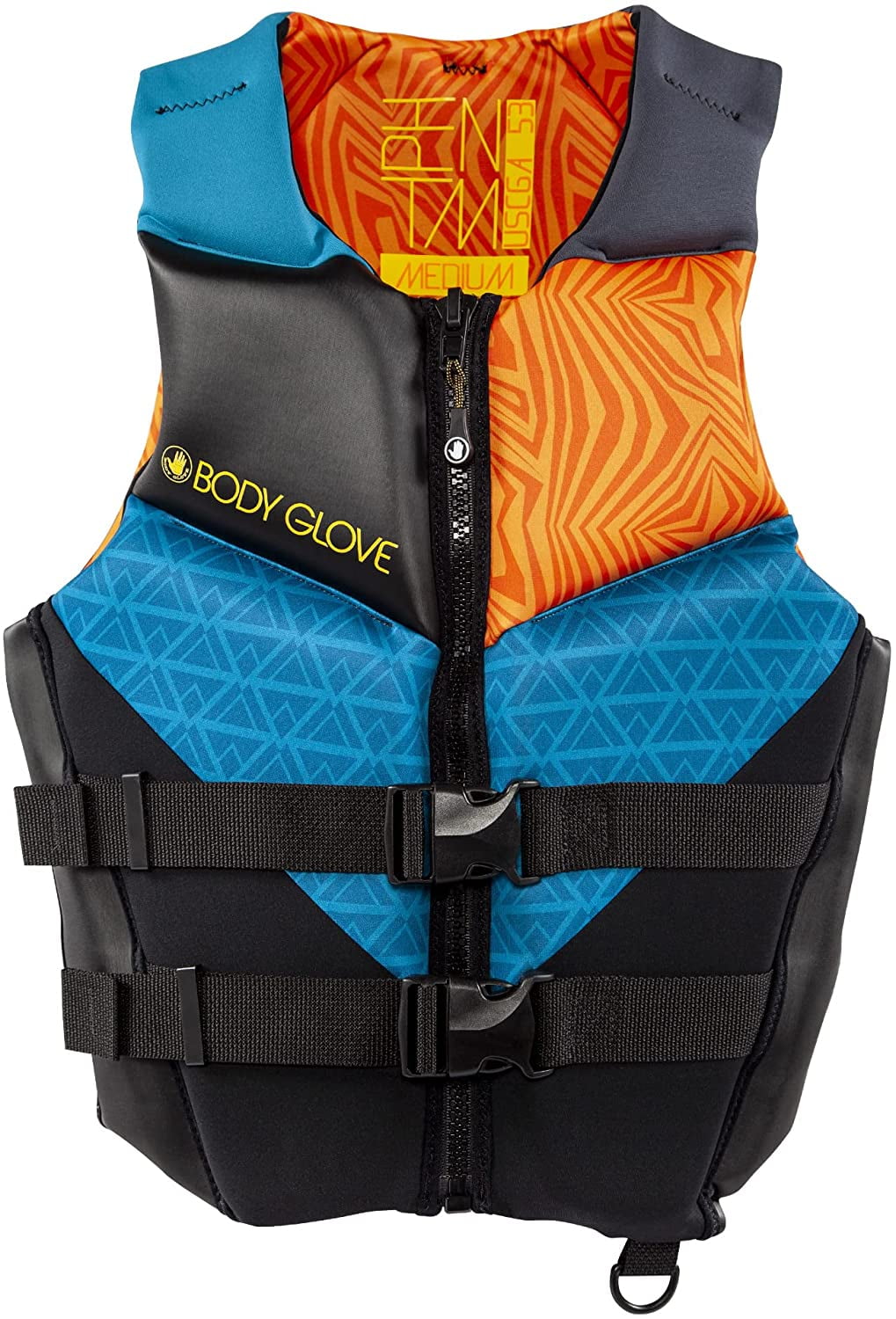 Body Glove- Phantom Men's PFD-Adult Life Jacket -Adult, Men, Extra Large, Orange