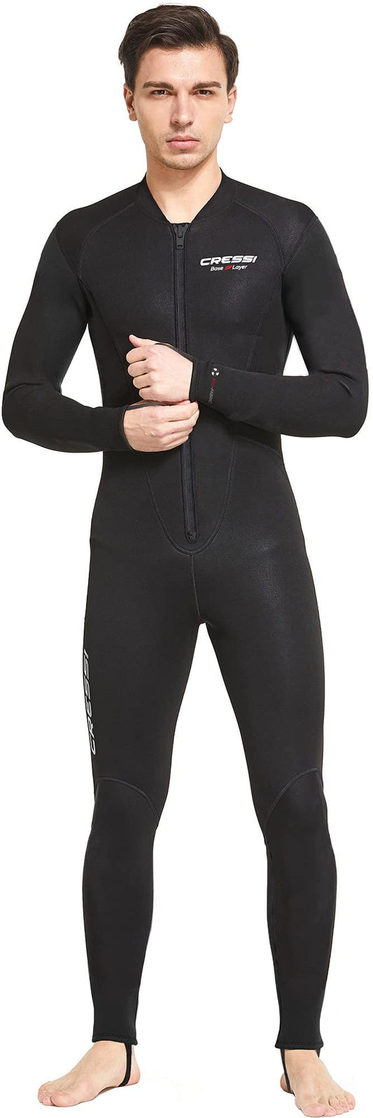 Cressi Undersuit for Drysuit 2 mm Unisex, Black, 3XL/7 (Black, 3X-Large)