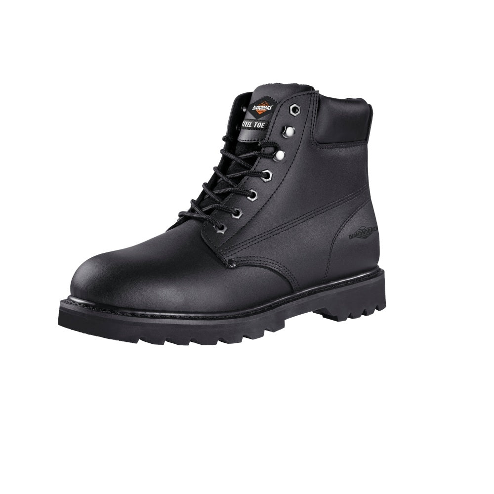 Diamondback 655SS-10.5 Work Boots, Black