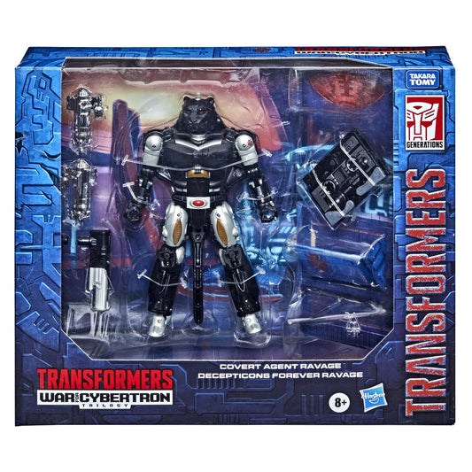 Takara Tomy Transformers War For Cybertron: Trilogy - Covert Agent Ravage (F1201) Action Figure LOW STOCK