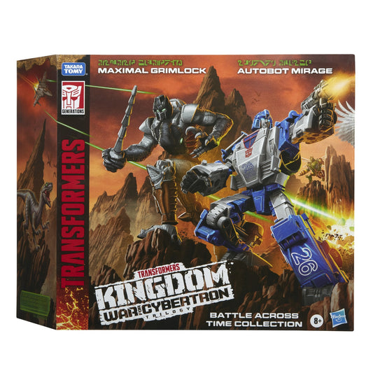 Transformers - War for Cybertron: Kingdom WFC-K40 Battle Across Time - Autobot Mirage & Maximal Grimlock Exclusive (F1209) LAST ONE!