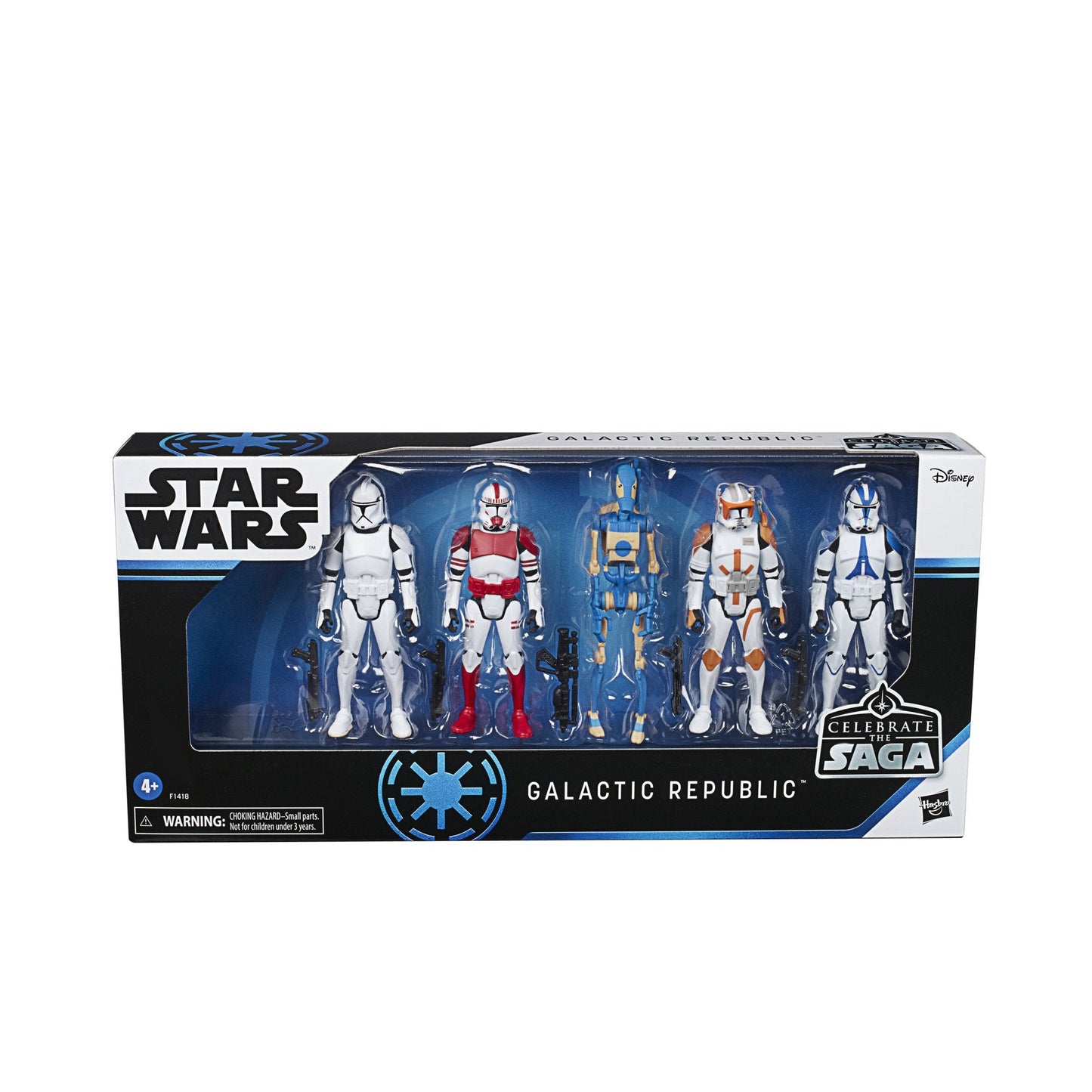 Star Wars - Celebrate the Saga - Galactic Republic Action Figure Set 5-Pack 3.75in Action Figures (F1418) LAST ONE!