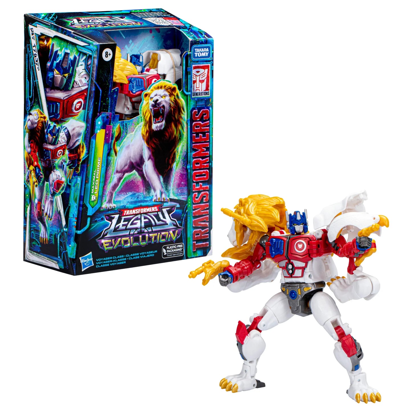 Transformers: Legacy Evolution - Voyager Class - Maximal Leo Prime Action Figure (F7206)
