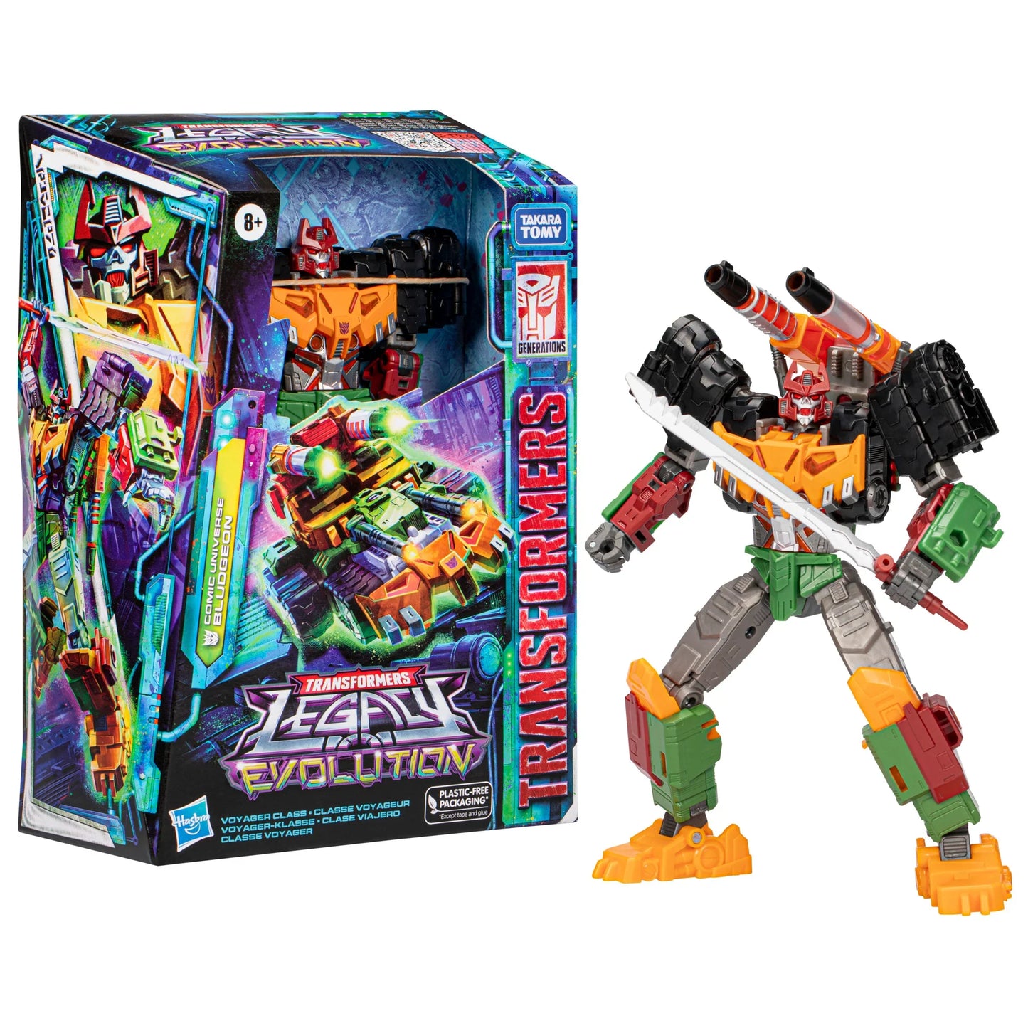 Transformers: Legacy Evolution - Voyager Class Comic Universe Bludgeon Action Figure (F7211)
