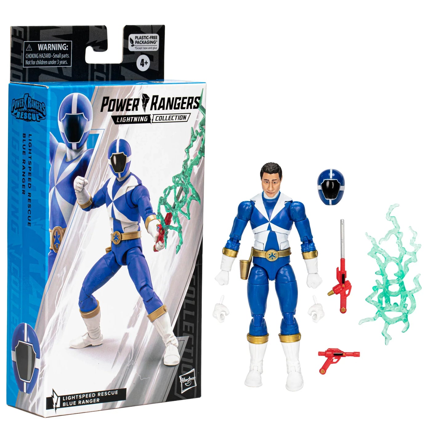 Power Rangers: Lightning Collection - Lightspeed Rescue Blue Ranger Action Figure (F8212)