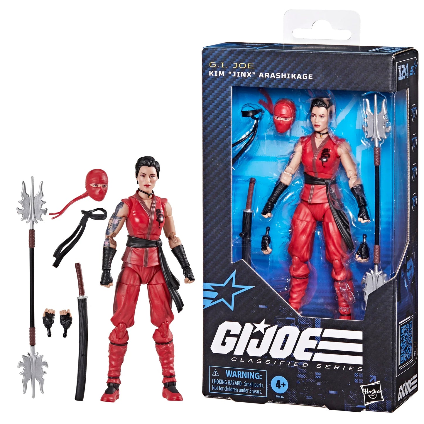 G.I. Joe Classified Series #124 - Kim Jinx Arashikage Action Figure (F9436)