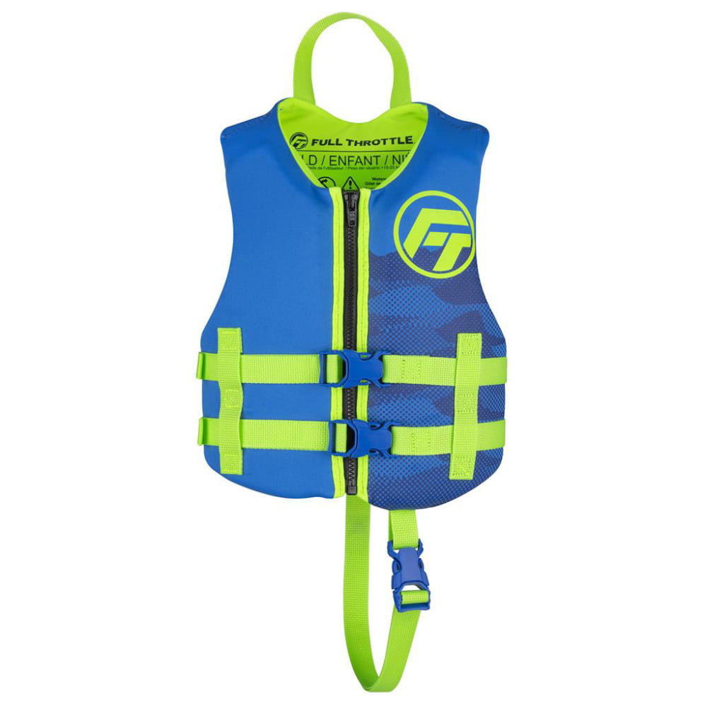 Full Throttle 142100-500-001-22 Child Rapid-Dry Life Jacket - Blue