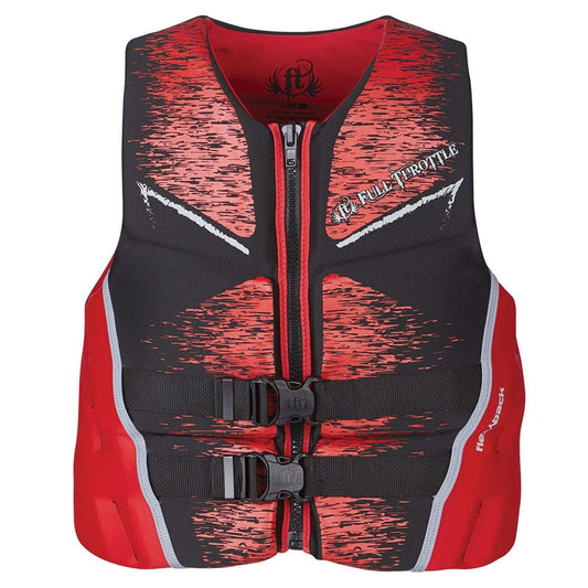 Full Throttle 142500-100-050-19 Rapid-Dry Life Vest - Men's, X-Large Red