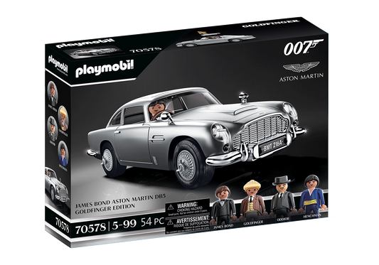 Playmobil - James Bond 007 - Aston Martin DB5 (Goldfinger Edition) Action Figure Play Set (70578) LOW STOCK