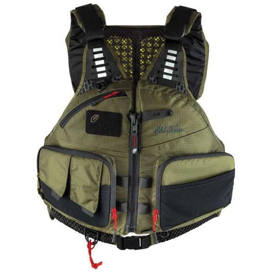 Old Town 778071 Lure Angler Personal Flotation Device Jacket&#44; Moss - 2X & 3XL
