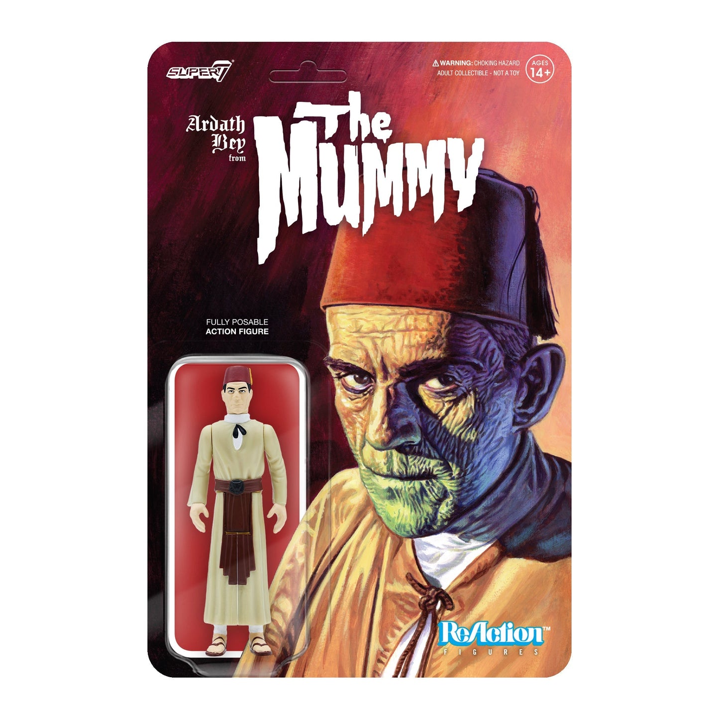 Super7 ReAction Figures - Universal Monsters - Ardath Bey (from The Mummy) Action Figure (80794) LOW STOCK