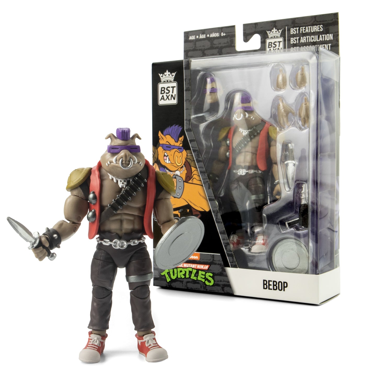 The Loyal Subjects BST AXN - Teenage Mutant Ninja Turtles - Bebop Action Figure (46056)