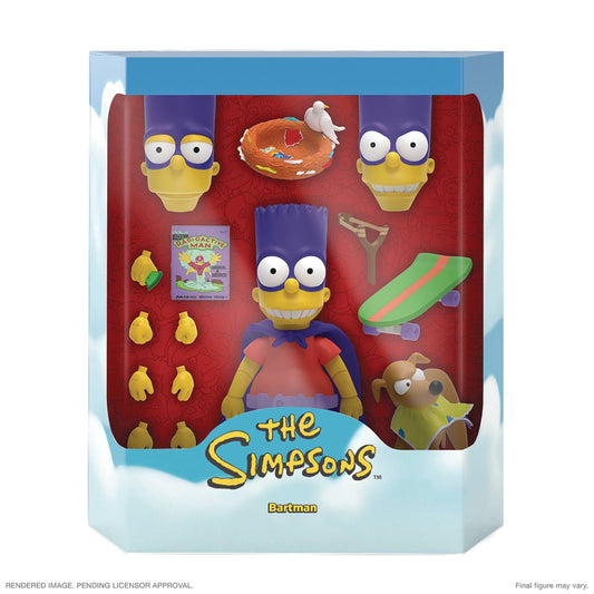 Super7 Ultimates - The Simpsons (Wave 2) Bartman Action Figure (82409) LOW STOCK