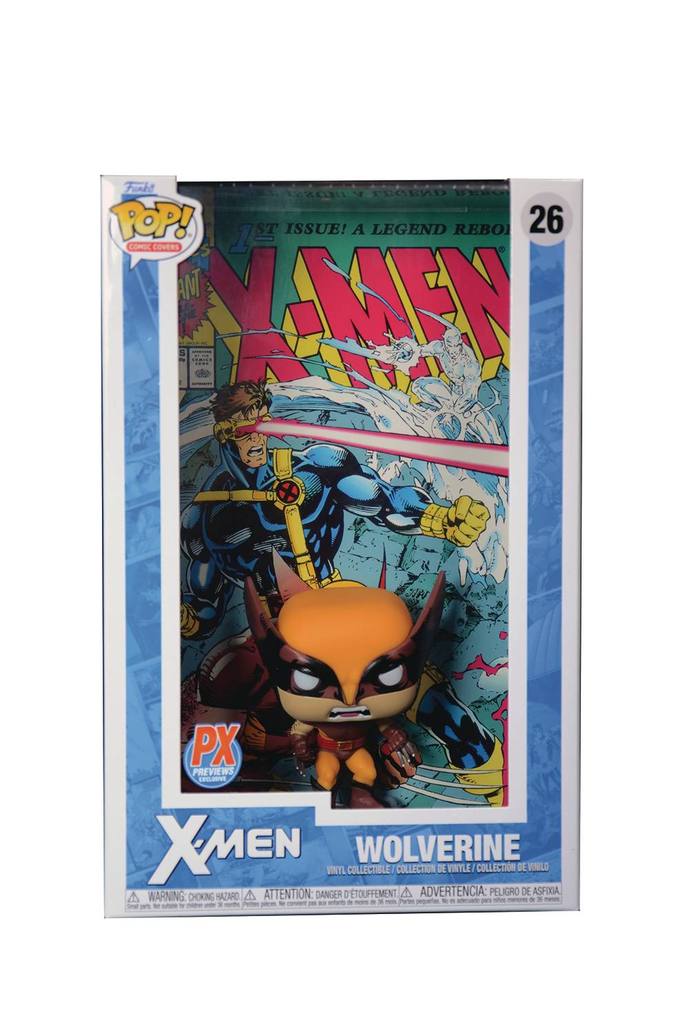 Funko Pop! Comic Covers #26 - Marvel: X-Men #1 - Wolverine (Previews Exclusive) Vinyl Figure (68611)