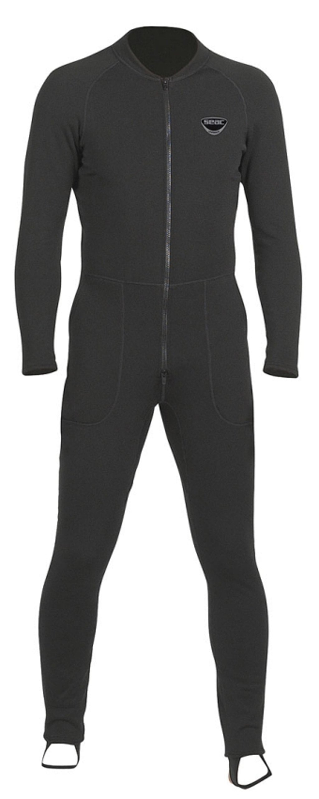 Seac Unifleece Insulating Undersuit Unisex (Black, Medium)