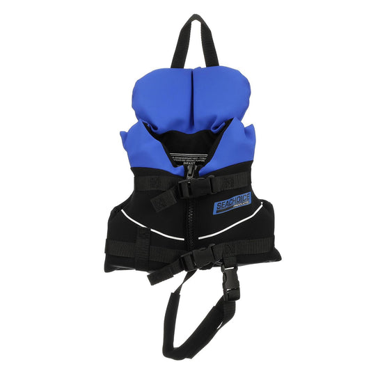 Seachoice Neoprene Multi-Sport Vest, Blue/Black, Infant Size Up to 30 Lbs., Coast Guard Type II