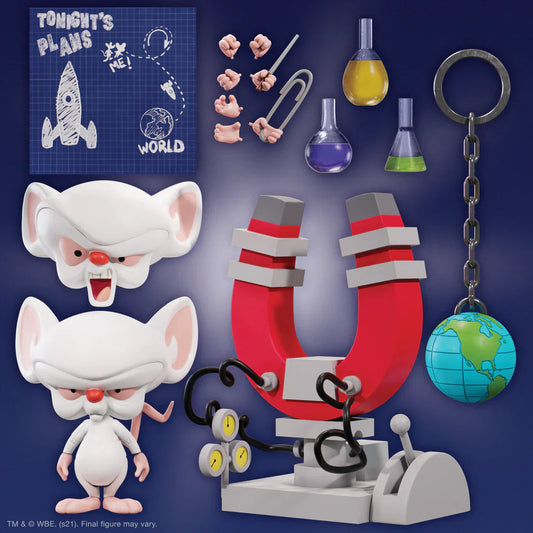 Super7 Ultimates - Animaniacs (Wave 1) Brain Action Figure (82051) LOW STOCK