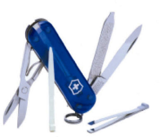 Victorinox 0.6223.T2B1-X1 Translucent Sapphire Classic Knife