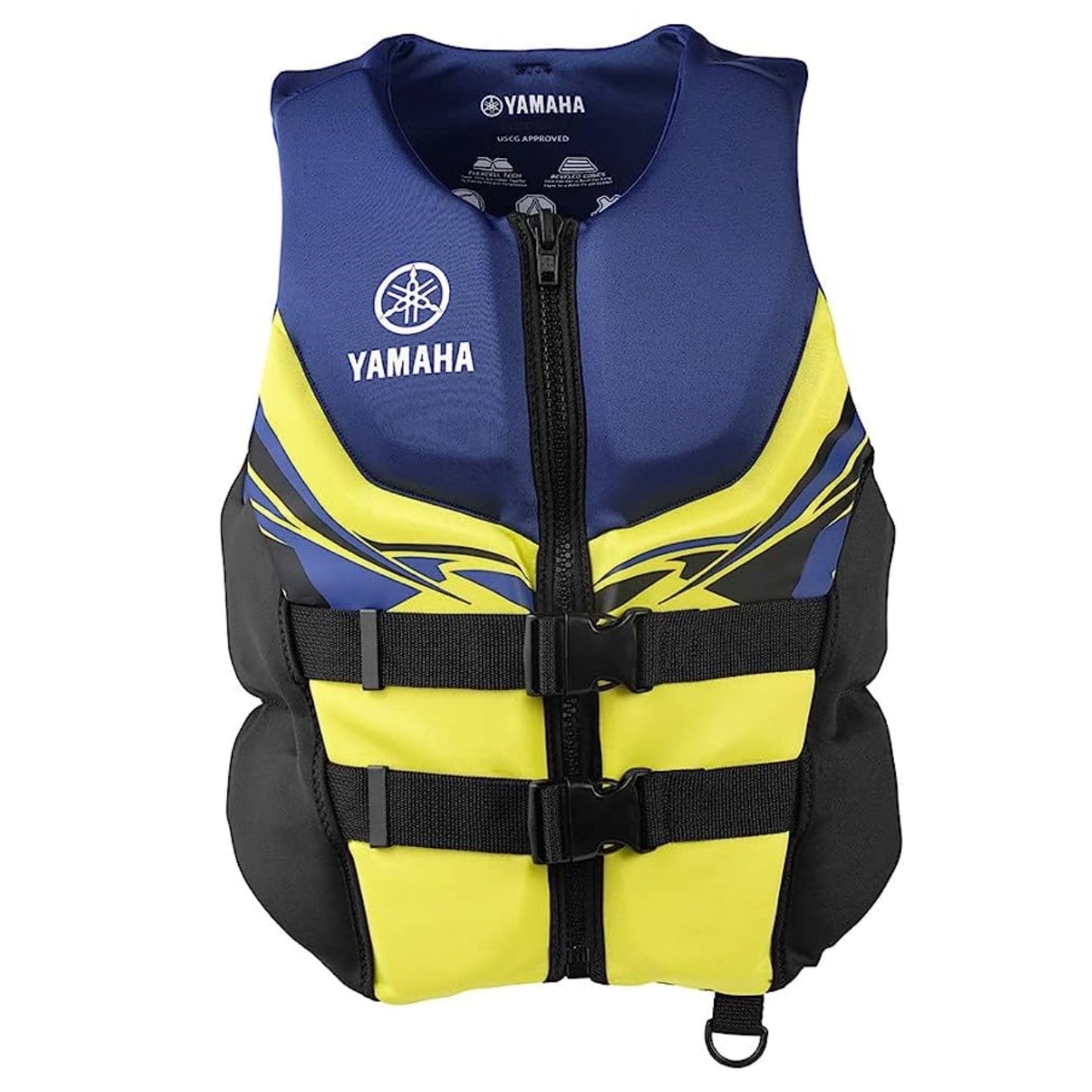 Yamaha New OEM Men's 22VNE Neoprene 2-Buckle PFD, Large, MAR-22VNE-BL-LG