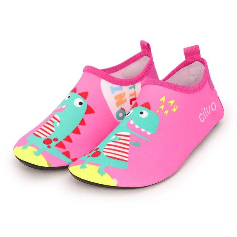 Quick-Dry, Non-Slip, Lightweight Water Shoes for Summer, Beach, Sea & Pool – for Boys, Girls, Babies, Toddlers & Little Kids – Abstract Pink, Little Kid 13