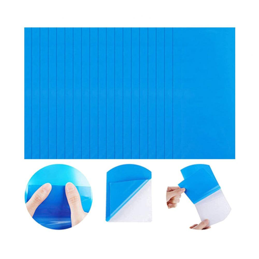 Self-Adhesive PVC Repair Patches, Vinyl Pool Liner Patch Boat Repair Vinyl Rubbers for Inflatable Boat Raft Kayak Canoe (Blue,20 Pieces)