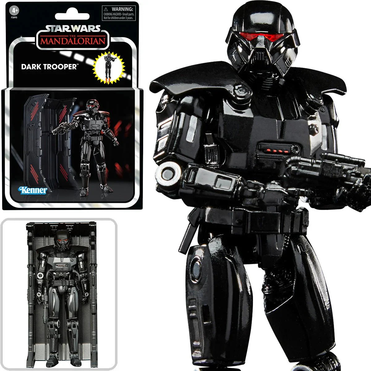 Star Wars: The Vintage Collection - The Mandalorian - Dark Trooper Deluxe Action Figure (F5895)