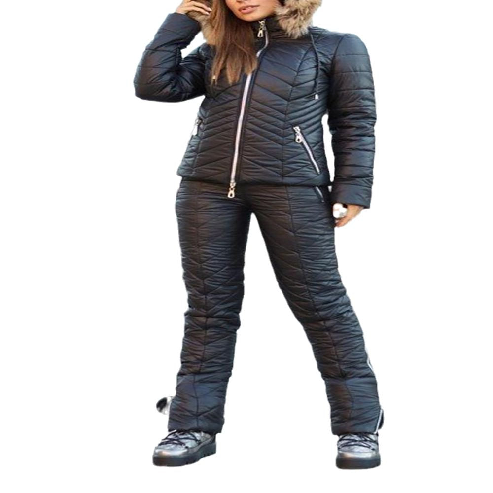 Womens Ski Jackets and Pants Set Winter Waterproof Sport Snowsuit Warm Snowboard Apparel