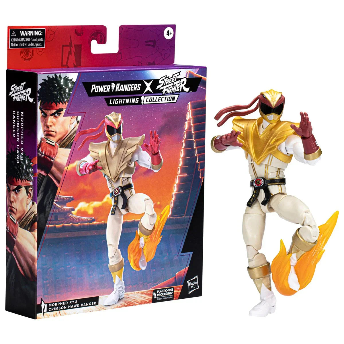 Power Rangers X Street Fighter: Lightning Collection Morphed Ryu Crimson Hawk Ranger Action Figure (F6117) LOW STOCK