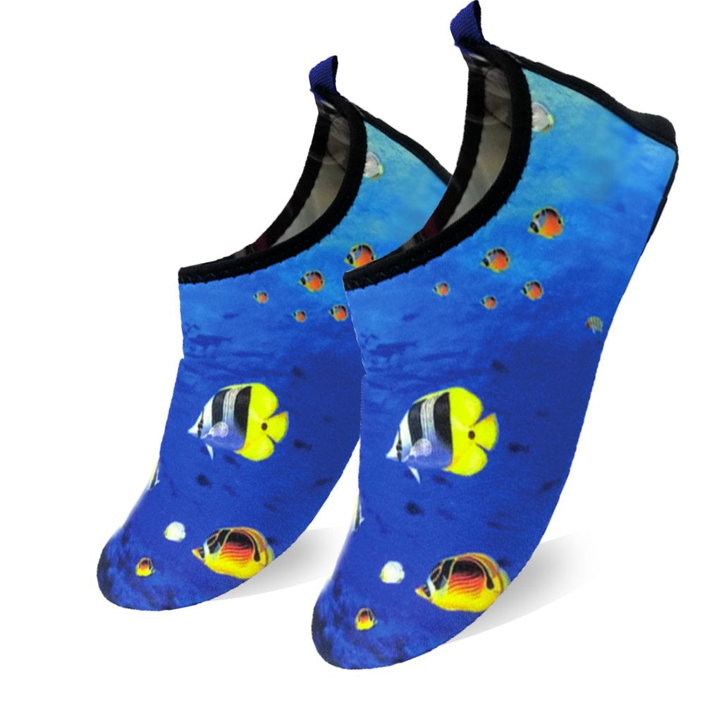 Quick-Dry, Non-Slip, Lightweight Water Shoes for Summer, Beach, Sea & Pool – for Boys, Girls, Babies, Toddlers & Little Kids – Abstract Pink, Little Kid 13