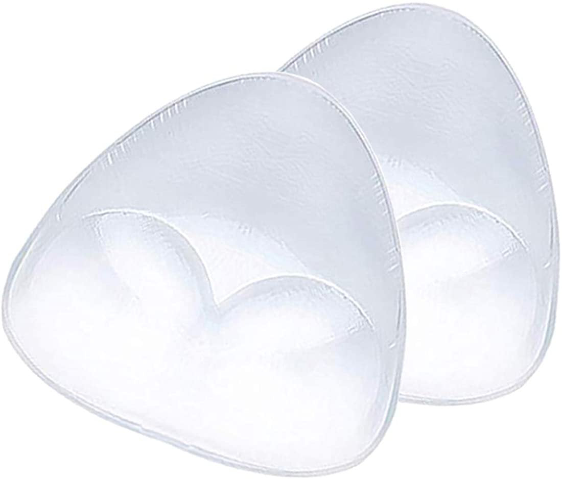 Bra Pad Breast Enhancers, Silicone Bra Insert Triangle Waterproof Bra Enhancement for Swimsuit Bikini Sport Bra