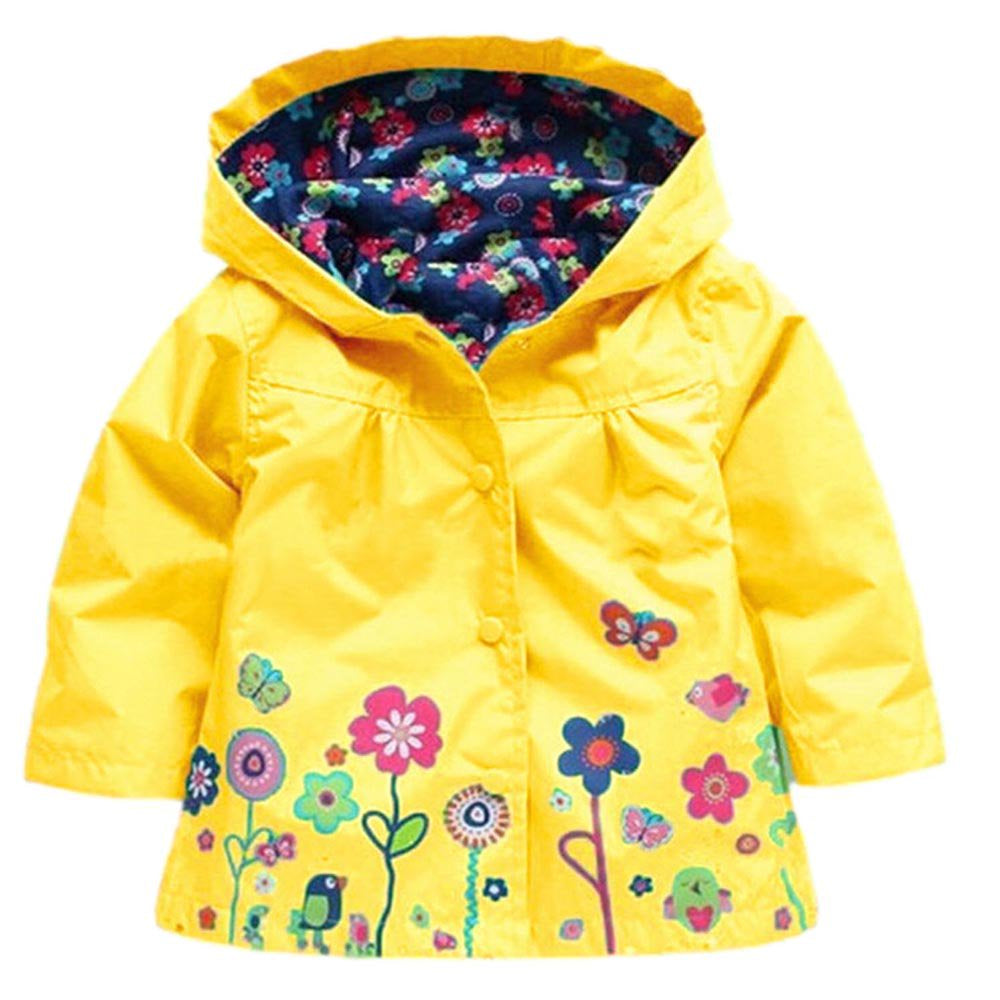 Christmas Gifts Deals 2022,Jovati Fall Outfits for Baby Girls Girl Baby Kid Waterproof Hooded Coat Jacket Outwear Raincoat Hoodies for Spring, Fall, Winter on Clearance