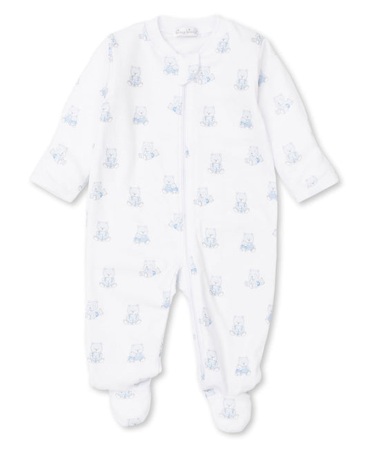 Blue Bear Footie Zip