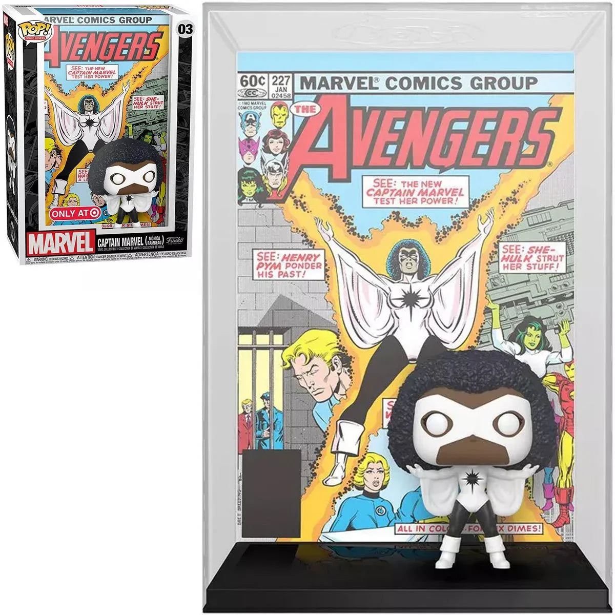 Funko Pop! Comic Covers #03 - Captain Marvel (Monica Rambeau) Cover Exclusive Vinyl Figure (60663) LAST ONE!