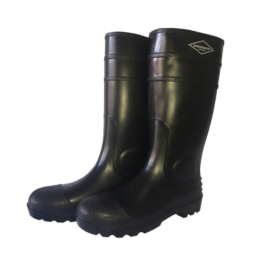 Diamondback L-G06B8 Knee Boots, 8, Black