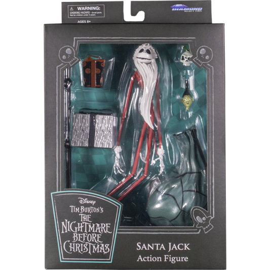 Diamond Select Best Of Series - The Nightmare Before Christmas - Santa Jack Action Figure (84801) LOW STOCK