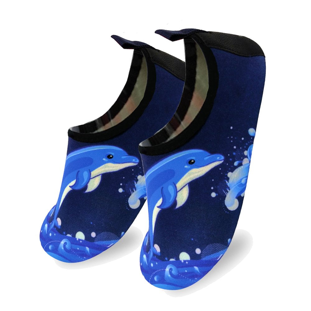 Quick-Dry, Non-Slip, Lightweight Water Shoes for Summer, Beach, Sea & Pool – for Boys, Girls, Babies, Toddlers & Little Kids – Abstract Pink, Little Kid 13