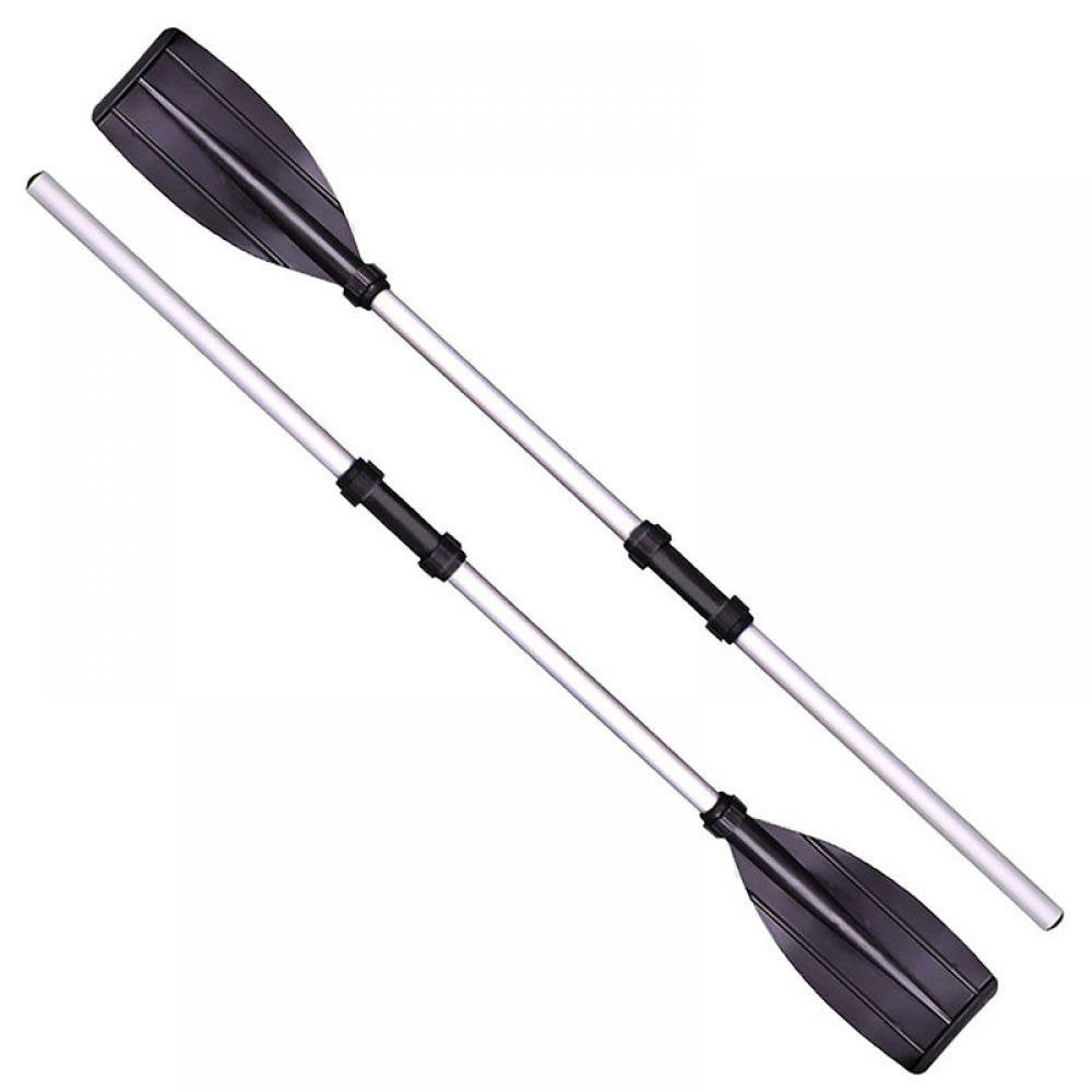 2 Pcs Float Afloat Oars Fitting Boat Rafting Paddle Canoe Oar Boating Accessories Detachable Aluminum Alloy Rafting Paddle