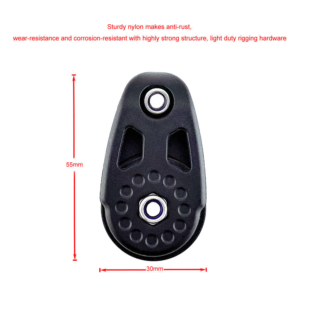Plastic Black Durable Kayak Pulley GND Products