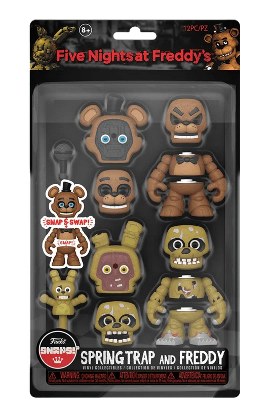 Funko - Five Nights at Freddy's - Snaps Springtrap & Freddy 2-Pack
