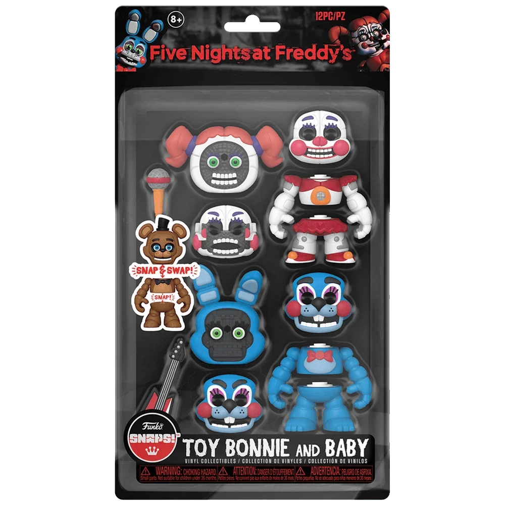 Funko - Five Nights at Freddy's - Snaps Toy Bonnie & Baby 2-Pack