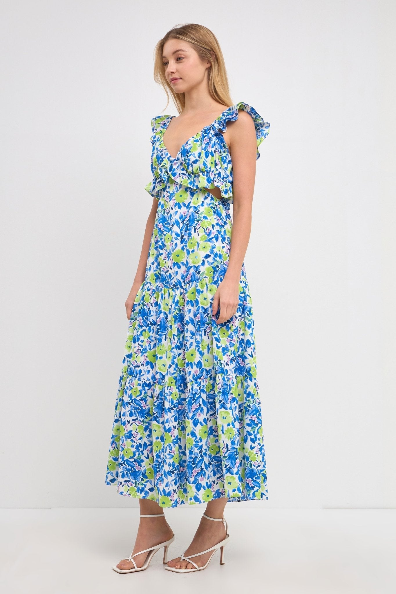 Ruffled Maxi Dress