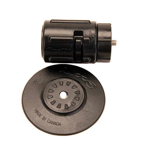 Stick-On Acc Mnt c/w 0437 GearHead,3",Blk - GhillieSuitShop