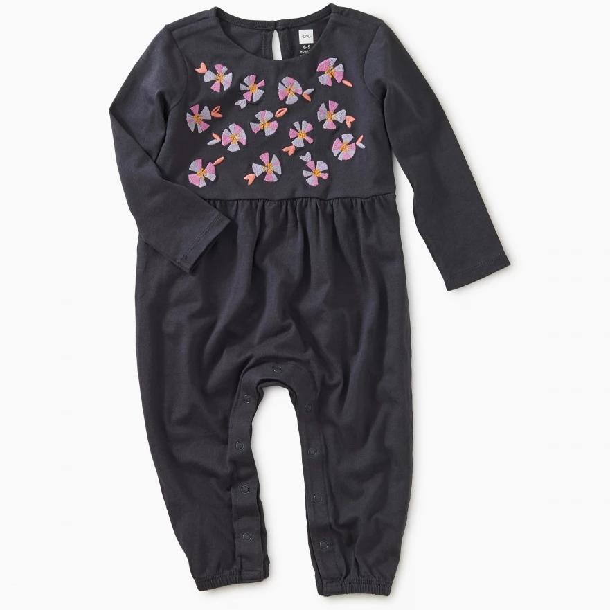 Tea Collection Bright Embroidered Romper